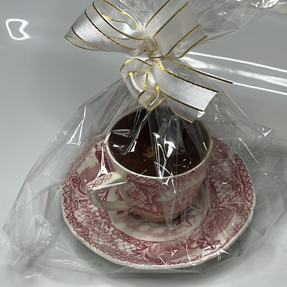 TEA CUP SOY CANDLE VINTAGE TEACUP ☕️ CANDLE - Picture 7 of 7